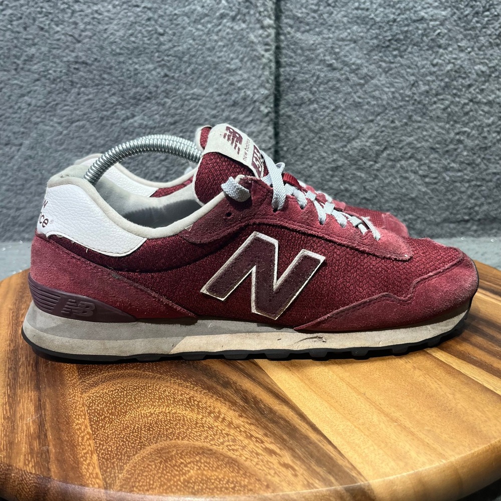 New Balance 515 Men's Burgundy Suede Mesh Athletic Running Shoes Sneakers 9.5D